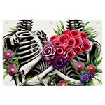 Gothic Floral Skeletons Banner and Sign 6  x 4 