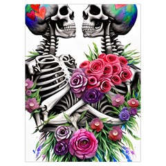 Gothic Floral Skeletons Playing Cards Single Design (Rectangle) with Custom Box from ArtsNow.com Card