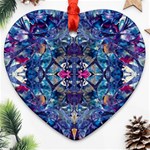 Denim On Pour Ornament (Heart)