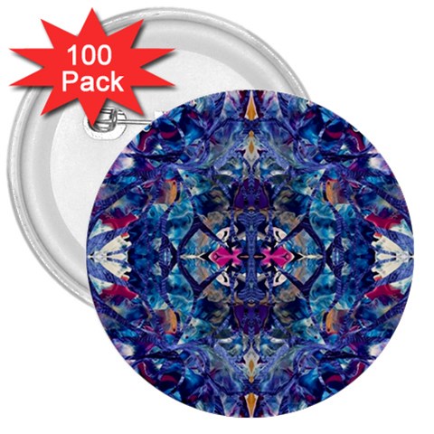 Denim On Pour 3  Buttons (100 pack)  from ArtsNow.com Front