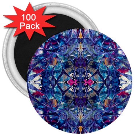 Denim On Pour 3  Magnets (100 pack) from ArtsNow.com Front