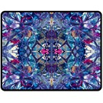 Denim On Pour One Side Fleece Blanket (Medium)
