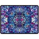 Denim On Pour Fleece Blanket (Large)