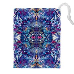 Denim On Pour Drawstring Pouch (4XL) from ArtsNow.com Front