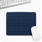 Blue Diamonds Motif Fancy Pattern Design Small Mousepad