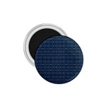 Blue Diamonds Motif Fancy Pattern Design 1.75  Magnets