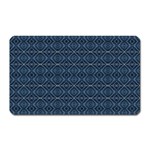 Blue Diamonds Motif Fancy Pattern Design Magnet (Rectangular)