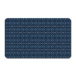 Blue Diamonds Motif Fancy Pattern Design Magnet (Rectangular)