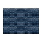 Blue Diamonds Motif Fancy Pattern Design Sticker A4 (10 pack)