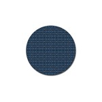 Blue Diamonds Motif Fancy Pattern Design Golf Ball Marker