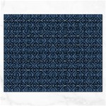Blue Diamonds Motif Fancy Pattern Design Rectangular Jigsaw Puzzl