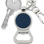 Blue Diamonds Motif Fancy Pattern Design Bottle Opener Key Chain