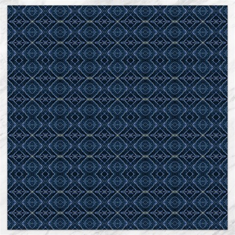Blue Diamonds Motif Fancy Pattern Design Canvas 12  x 12  from ArtsNow.com 11.4 x11.56  Canvas - 1