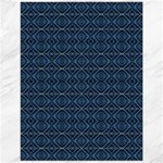 Blue Diamonds Motif Fancy Pattern Design Canvas 12  x 16 