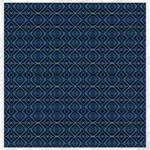 Blue Diamonds Motif Fancy Pattern Design Canvas 16  x 16 