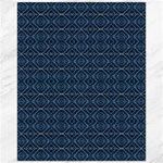 Blue Diamonds Motif Fancy Pattern Design Canvas 16  x 20 