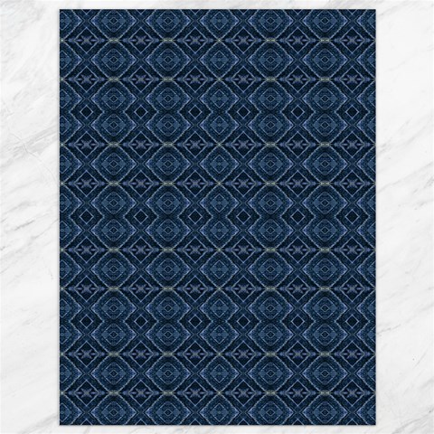 Blue Diamonds Motif Fancy Pattern Design Canvas 36  x 48  from ArtsNow.com 35.26 x46.15  Canvas - 1