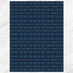 Blue Diamonds Motif Fancy Pattern Design Canvas 36  x 48 