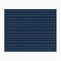Blue Diamonds Motif Fancy Pattern Design Small Glasses Cloth (2 Sides) from ArtsNow.com Back