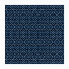 Blue Diamonds Motif Fancy Pattern Design Medium Glasses Cloth (2 Sides) from ArtsNow.com Front