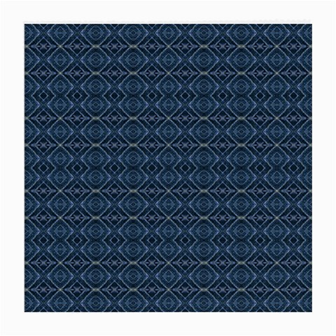 Blue Diamonds Motif Fancy Pattern Design Medium Glasses Cloth (2 Sides) from ArtsNow.com Back
