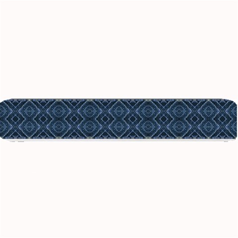 Blue Diamonds Motif Fancy Pattern Design Small Bar Mat from ArtsNow.com 24 x4  Bar Mat