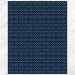 Blue Diamonds Motif Fancy Pattern Design Canvas 11  x 14 