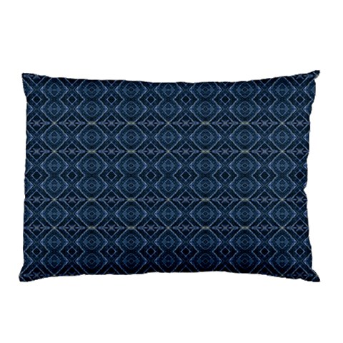 Blue Diamonds Motif Fancy Pattern Design Pillow Case from ArtsNow.com 26.62 x18.9  Pillow Case
