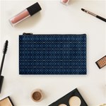 Blue Diamonds Motif Fancy Pattern Design Cosmetic Bag (Small)