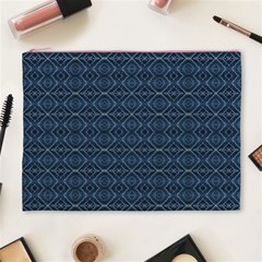 Blue Diamonds Motif Fancy Pattern Design Cosmetic Bag (XL) from ArtsNow.com Front