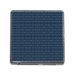 Blue Diamonds Motif Fancy Pattern Design Memory Card Reader (Square 5 Slot)
