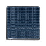 Blue Diamonds Motif Fancy Pattern Design Memory Card Reader (Square 5 Slot)