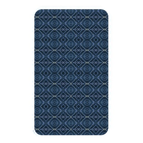 Blue Diamonds Motif Fancy Pattern Design Memory Card Reader (Rectangular) from ArtsNow.com Front
