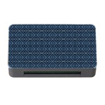 Blue Diamonds Motif Fancy Pattern Design Memory Card Reader with CF