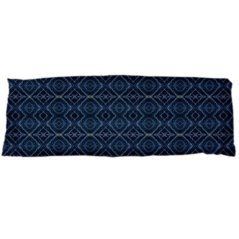 Blue Diamonds Motif Fancy Pattern Design Body Pillow Case Dakimakura (Two Sides) from ArtsNow.com Front