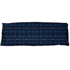 Blue Diamonds Motif Fancy Pattern Design Body Pillow Case Dakimakura (Two Sides) from ArtsNow.com Back