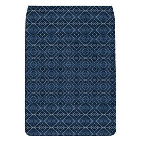 Blue Diamonds Motif Fancy Pattern Design Removable Flap Cover (S) from ArtsNow.com Front