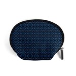 Blue Diamonds Motif Fancy Pattern Design Accessory Pouch (Small)