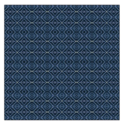 Blue Diamonds Motif Fancy Pattern Design Square Satin Scarf (36  x 36 ) from ArtsNow.com Front