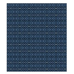 Blue Diamonds Motif Fancy Pattern Design Duvet Cover Double Side (King Size) from ArtsNow.com Back