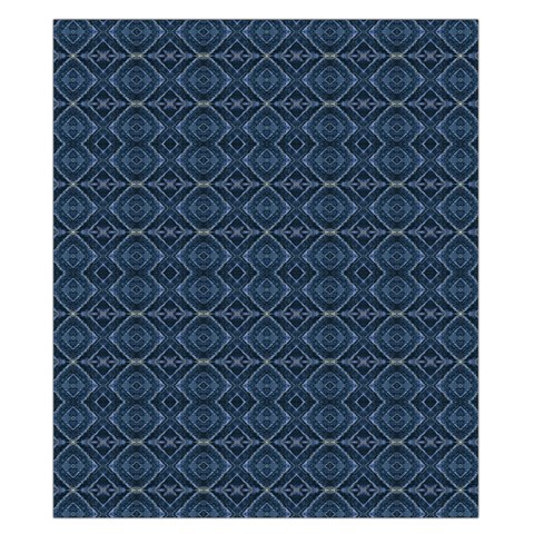 Blue Diamonds Motif Fancy Pattern Design Duvet Cover Double Side (California King Size) from ArtsNow.com Front