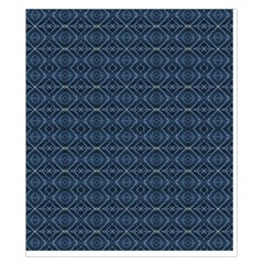Blue Diamonds Motif Fancy Pattern Design Duvet Cover Double Side (California King Size) from ArtsNow.com Back
