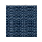 Blue Diamonds Motif Fancy Pattern Design Square Satin Scarf (30  x 30 )