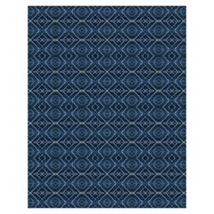 Blue Diamonds Motif Fancy Pattern Design Toiletries Pouch from ArtsNow.com Back