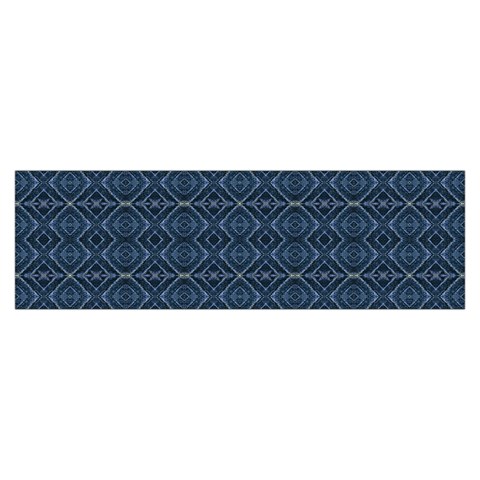 Blue Diamonds Motif Fancy Pattern Design Toiletries Pouch from ArtsNow.com Hand Strap