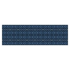 Blue Diamonds Motif Fancy Pattern Design Toiletries Pouch from ArtsNow.com Hand Strap