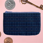 Blue Diamonds Motif Fancy Pattern Design Large Coin Purse