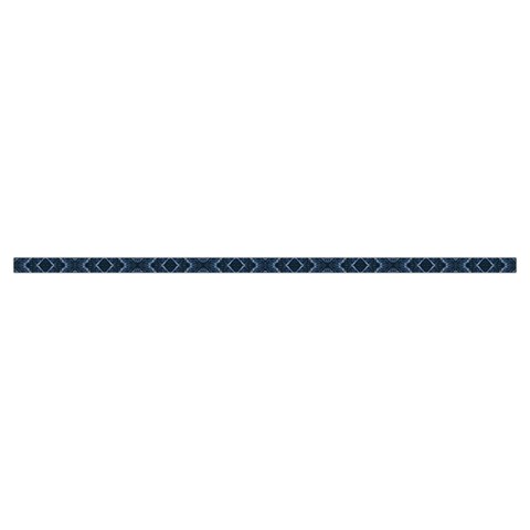 Blue Diamonds Motif Fancy Pattern Design Cotton Crop Top from ArtsNow.com Hem