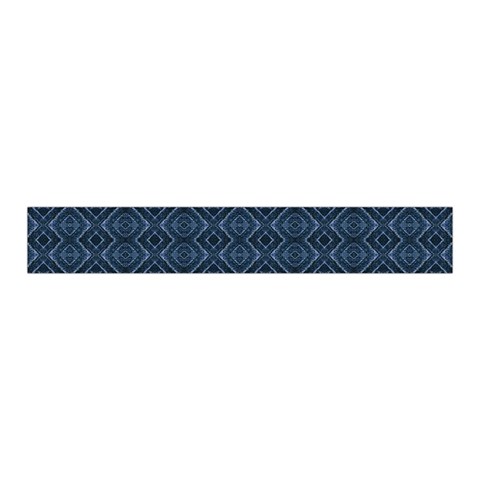 Blue Diamonds Motif Fancy Pattern Design Midi Wrap Pencil Skirt from ArtsNow.com Waistband