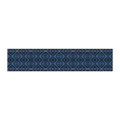 Blue Diamonds Motif Fancy Pattern Design Pleated Skirt from ArtsNow.com Waist Band